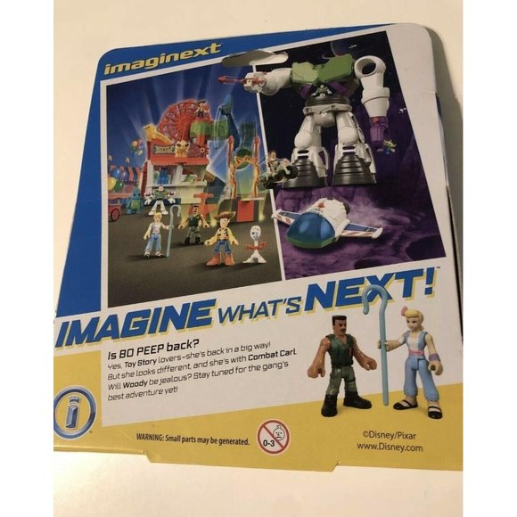 Imaginext x Disney Toy Story 4 Combat Carl Bo Peep NIB - Picture 2 of 2